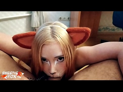 ❤️ Kitsune د هغې په خوله کې ډیک او کم تیر کړ ❤️❌  په ps.nastypornpics-com.ru